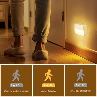 Foto 3 | Foto 3 | Luz De Escalera Con Sensor De Movimiento Guankai Paquete De 16 Funciona Con Pilas - Venta Internacional.