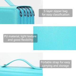 Foto 3 | Foto 3 | Estuche Para Lápices Vomgomfom 252 Ranuras Piel Sintética Para Lápices De Colores - Venta Internacional.