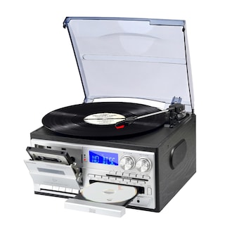 Foto 1 | Foto 1 | Tocadiscos Musitrend T408 9 En 1 Con Altavoces Externos Bluetooth - Venta Internacional.