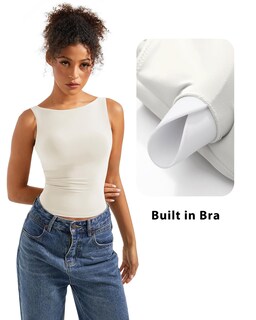 Foto 2 | Foto 2 | Camiseta Sin Mangas Suuksess Para Mujer Espalda Abierta Cuello Barco Color Blanco Talla Xs - Venta Internacional.