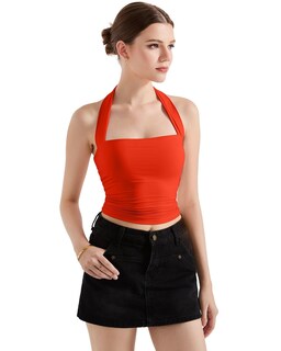 Foto 4 | Foto 4 | Camiseta Sin Mangas Suuksess De Doble Forro Con Espalda Abierta Para Mujer - Venta Internacional.