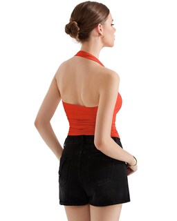 Foto 5 | Foto 5 | Camiseta Sin Mangas Suuksess De Doble Forro Con Espalda Abierta Para Mujer - Venta Internacional.