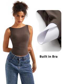 Foto 2 | Foto 2 | Camiseta Sin Mangas Suuksess Para Mujer Espalda Abierta Cuello Barco Talla L - Venta Internacional.