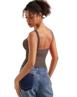 Foto 3 | Foto 3 | Camiseta Sin Mangas Suuksess Para Mujer Espalda Abierta Cuello Barco Talla L - Venta Internacional.