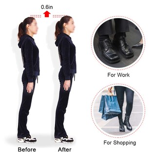 Foto 6 | Foto 6 | Plantillas De Gel Para Levantamiento De Talones Dr. Foot Con Insertos Para Aumentar La Altura - Venta Internacional.