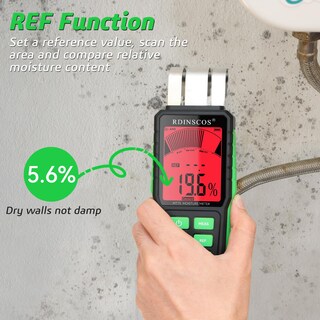 Foto 6 | Foto 6 | Medidor De Humedad Rdinscos Pinless Para Paredes Alfombras Y Leña - Venta Internacional.