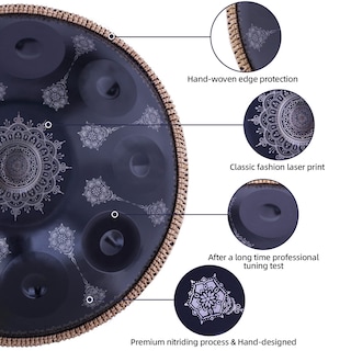 Foto 2 | Foto 2 | Handpan Kelisiting Classic 10 Notas En Re Menor 432 Hz 56 Cm Acero - Venta Internacional.