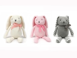 Animales De Peluche Fluffyfun Bunny Rabbit Algodón Orgánico 200 G - Venta Internacional.