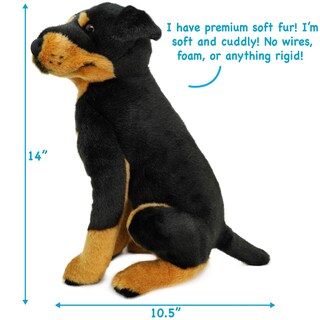 Foto 2 | Foto 2 | Peluche De Peluche Tigerhart Ronin The Rottweiler 35 Cm - Venta Internacional.
