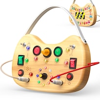 Tabla De Madera Montessori Udouto Para Niños Pequeños Con Luz Led - Venta Internacional.