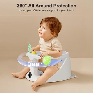 Foto 7 | Foto 7 | Asiento De Baño Para Bebés Dzmdip Para Bebés De 6 Meses O Más Color Gris - Venta Internacional.
