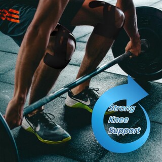 Foto 7 | Foto 7 | Cinta Kinesiológica Ieaden Precortada Para Rodillas 10 Unidades Color Negro - Venta Internacional.