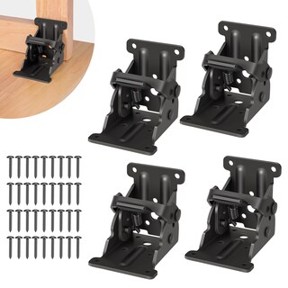 Foto 1 | Foto 1 | Soportes Plegables Spiflamm Bisagra Con Cierre Automático Paquete De 4 Color Negro - Venta Internacional.