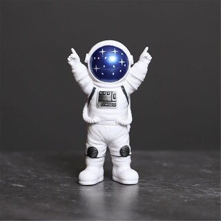 Foto 2 | Foto 2 | Set De Estatuas Ni-jasw Azul Blanco Astronauta Outer Space X4 - Venta Internacional.