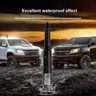 Foto 5 | Foto 5 | Antena Engirette Para Coche Y Camión Bandera Americana Universal Negra - Venta Internacional.