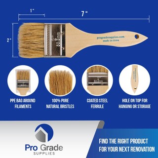 Foto 2 | Foto 2 | Pinceles De Pintura Pro Grade 2 Chips Paquete De 36 Unidades Para Pinturas Tintes Y Barnices - Venta Internacional.