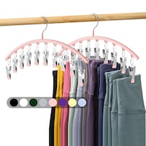Organizador De Leggings Volnamal Para Armario Con 10 Clips  Capacidad Para 20 Leggings - Venta Internacional.