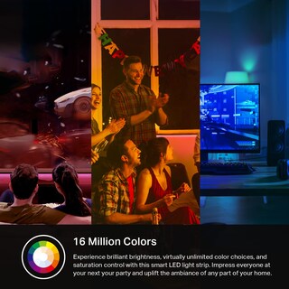 Foto 6 | Foto 6 | Tira De Luces Led Kasa Smart Rgb De 32 8 Pies (2 X 5 M) Con Wi-fi - Venta Internacional.