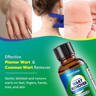 Foto 2 | Foto 2 | Eliminador De Verrugas Healcome Maximum Strength Con Ácido Salicílico - Venta Internacional.