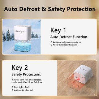 Foto 3 | Foto 3 | Deshumidificador Beokay De 1800 Ml Para 21 M² Con 10 Luces De Colores Y 5 Temporizadores - Venta Internacional.