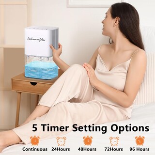 Foto 6 | Foto 6 | Deshumidificador Beokay De 1800 Ml Para 21 M² Con 10 Luces De Colores Y 5 Temporizadores - Venta Internacional.