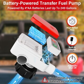 Foto 2 | Foto 2 | Bomba De Transferencia De Combustible Anngrowy Alimentada Por Batería Con Parada Automática - Venta Internacional.