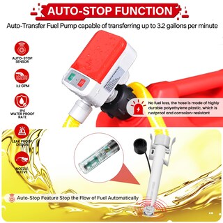 Foto 4 | Foto 4 | Bomba De Transferencia De Combustible Anngrowy Alimentada Por Batería Con Parada Automática - Venta Internacional.