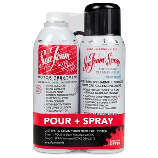 Foto 1 | Foto 1 | Paquete Combinado De Limpiador De Admisión Y Tratamiento De Motores Sea Foam - Venta Internacional.