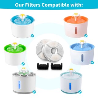 Foto 2 | Foto 2 | Dispensador Automático Para Mascotas Con Filtro De Fuente De Agua Para Gatos Oyes 2 4 L - Venta Internacional.