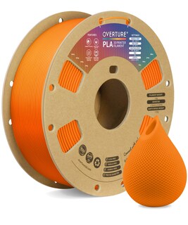 Foto 1 | Foto 1 | Filamento Para Impresora 3d Overture Pla De 1 75 Mm Bobina De 1 Kg Color Naranja - Venta Internacional.