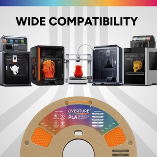 Foto 5 | Foto 5 | Filamento Para Impresora 3d Overture Pla De 1 75 Mm Bobina De 1 Kg Color Naranja - Venta Internacional.