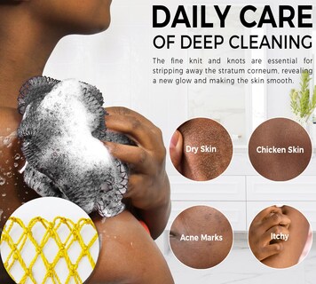 Foto 5 | Foto 5 | Esponja De Baño Body Scrubber Relaxscene African Net 2 Piezas - Venta Internacional.