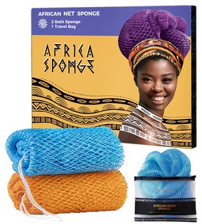Foto 1 | Foto 1 | Esponja De Red Africana Body Scrubber Relaxscene 2 Piezas - Venta Internacional.