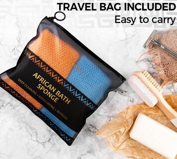 Foto 6 | Foto 6 | Esponja De Red Africana Body Scrubber Relaxscene 2 Piezas - Venta Internacional.