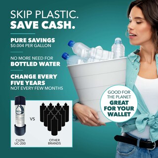 Foto 7 | Foto 7 | Filtro De Agua Para Debajo Del Fregadero Cuzn Uc-200 Para Grifo De Fregadero De 5 Años - Venta Internacional.