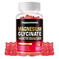 Suplemento De Gomitas De Glicinato De Magnesio Happyummmm 1000 Mg - Venta Internacional.