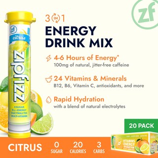 Foto 2 | Foto 2 | Bebida Energética En Polvo Zipfizz Con Sabor A Cítricos  Paquete De 20 - Venta Internacional.