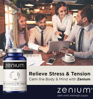 Foto 4 | Foto 4 | Suplemento Zenium Para Aliviar El Estrés Calmar La Mente Y El Cuerpo 60 Cápsulas - Venta Internacional.