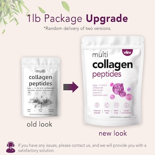 Foto 3 | Foto 3 | Péptidos De Colágeno En Polvo Vev Multi 454 G Tipo I Ii Iii V X - Venta Internacional.