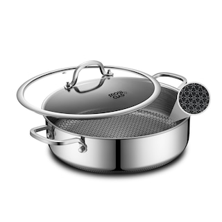 Foto 1 | Foto 1 | Sartén Snowclad Híbrida Antiadherente De 5 Litros Con Tapa De 30 Cm - Venta Internacional.