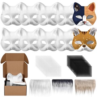 Foto 1 | Foto 1 | Therian Mask Draupnir Máscara Para Gatos Diy Papel Blanco En Blanco - Venta Internacional.