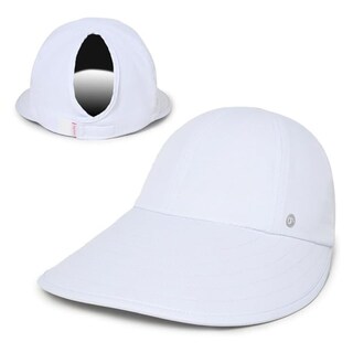 Foto 1 | Foto 1 | Sombrero Sunblocker De Ala Ancha Ponyflo Poliéster Blanco - Venta Internacional.