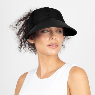 Foto 5 | Foto 5 | Sombrero Sunblocker De Ala Ancha Ponyflo Poliéster Negro - Venta Internacional.