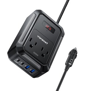 Foto 1 | Foto 1 | Inversor De Corriente Para Coche Vansoet 200 W Dc 12 V A 110 V Ac Con Pd 65 W - Venta Internacional.