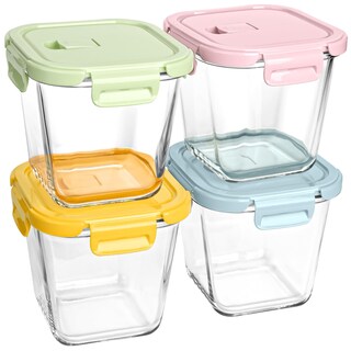 Foto 1 | Foto 1 | Recipientes De Vidrio Borosilicato Susukkie 940 Ml 4 Unidades - Venta Internacional.