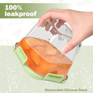 Foto 4 | Foto 4 | Recipientes De Vidrio Borosilicato Susukkie 940 Ml 4 Unidades - Venta Internacional.