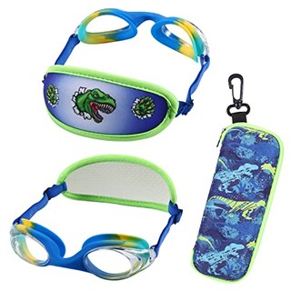 Foto 1 | Foto 1 | Gafas De Natación Ruigao Kid Blue Dino De 3 A 6 Años Con Funda - Venta Internacional.