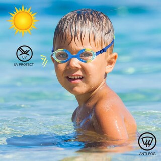 Foto 6 | Foto 6 | Gafas De Natación Ruigao Kid Blue Dino De 3 A 6 Años Con Funda - Venta Internacional.