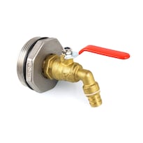Grifo De Tambor Qwork Barril De Latón Con Junta De Epdm Para Tambor De 208 Litros - Venta Internacional.
