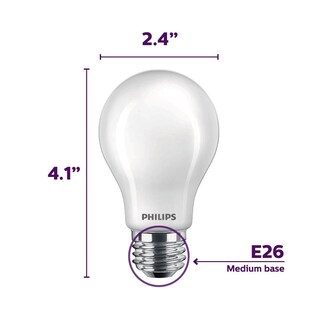 Foto 2 | Foto 2 | Bombilla Led A19 De Philips 8 5 W = 60 W 800 Lm 2700 A 2200 K Paquete De 8 - Venta Internacional.